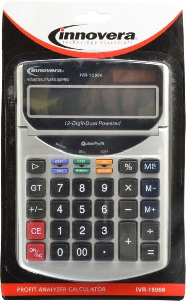 12-Digit Portable Calculator MPN:IVR15968