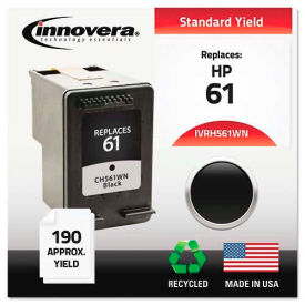 Innovera® Compatible Remanufactured CH561WN (61) Ink 200 Page-Yield Black IVRH561WN