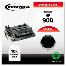 Innovera® Compatible Remanufactured CE390A (90A) Toner 10000 Page-Yield Black IVRE390A
