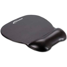 Innovera® IVR51450 Gel Mouse Pad with Wrist Rest Non-Skid Base Black IVR51450