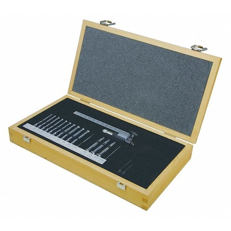 Dial Bore Gage Set, Range 0.037 to 0.061 MPN:2421-E1D4