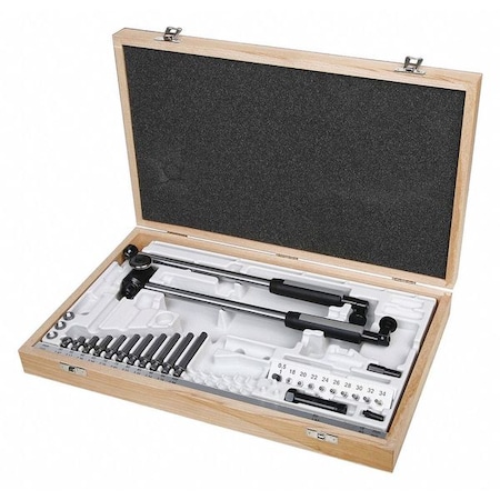 Bore Gage Set, Range 0.700 to 5.900 MPN:2423-ES2