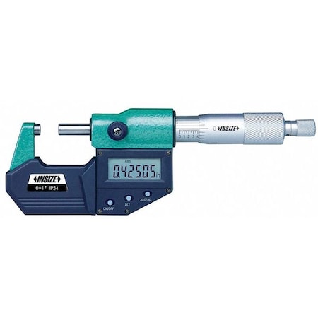 Electronic Outside Micrometer, 0 to 1