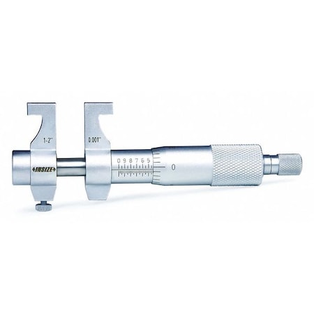 Inside Micrometer, Adjustable Rod Type, 1 to 2