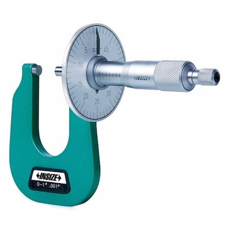 Sheet Metal Micrometer, Flat Anvil MPN:3263-1