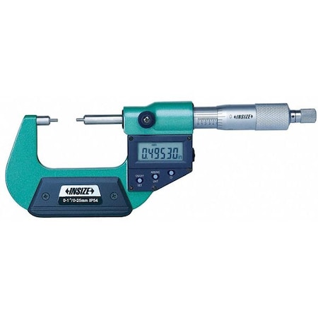 Electronic Outside Micrometer, IP54 MPN:3533-25BE