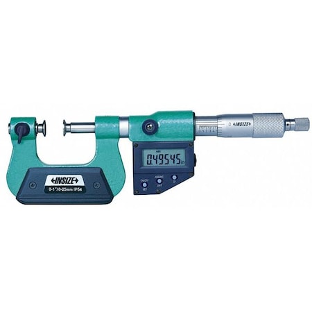 Electronic Outside Micrometer, 0 to 1