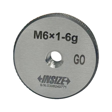 Thread Ring Gage, Thread Size M6.0-1.00 MPN:4120-6