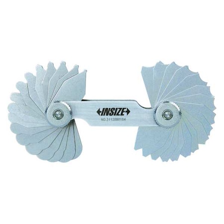 Radius Gage, Range 1/32 to 1/4
