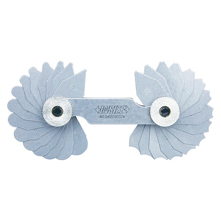 Radius Gage, Range 17/32 to 1