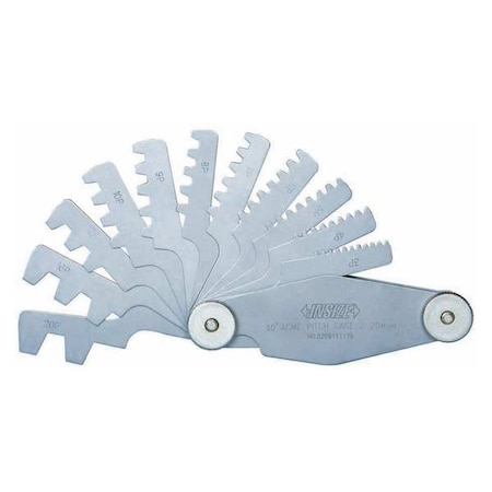 Screw Pitch Gage, Thread Angle 30 degrees MPN:4824-12