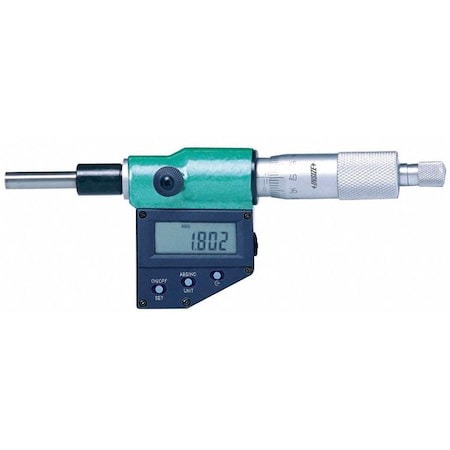Electronic Micrometer Head, Flat Spindle MPN:6354-25W
