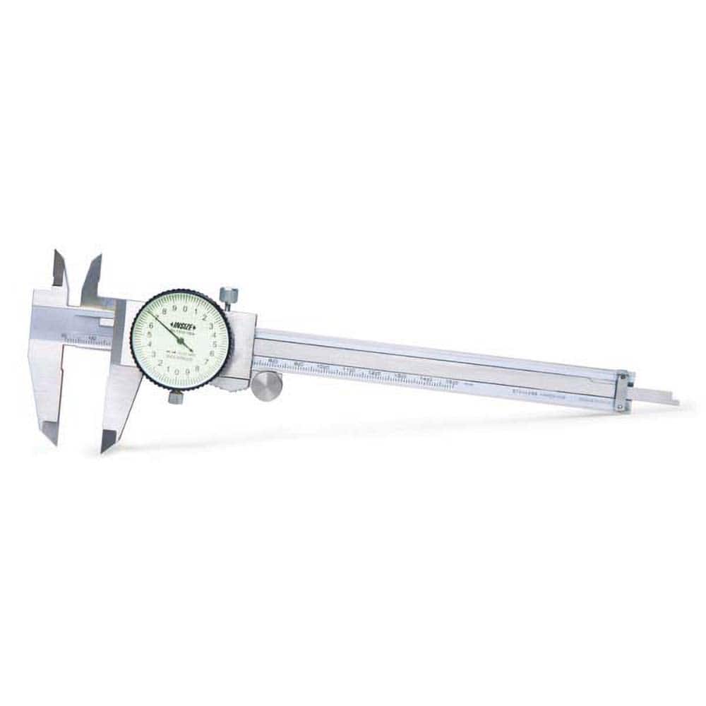 Dial Calipers, Accuracy (mm): +/-0.03 , Dial Face Color: White , Calibrated: Yes  MPN:1312-300A