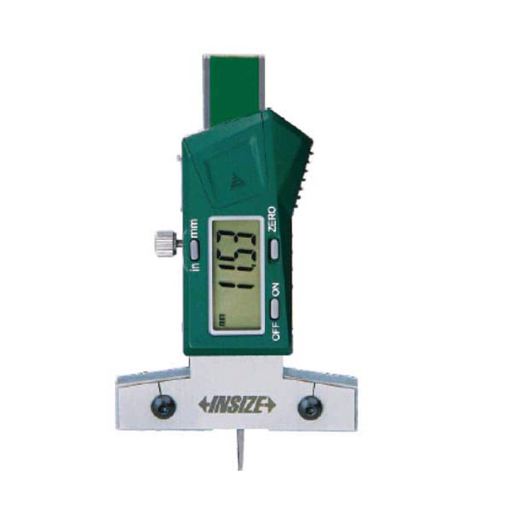 Electronic Depth Gages, Maximum Measurement (mm): 25.00, Resolution (Decimal Inch): 0.0005, Base Length (Inch): 2.6000, Data Output: Yes, Calibrated: Yes MPN:1145-25A