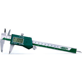 Insize Stainless Steel Electronic Caliper w/ Ceramic Tipped Jaws 0-6