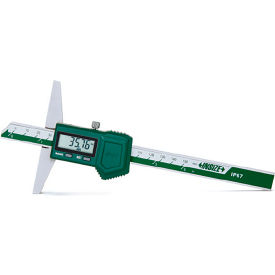 Insize Stainless Steel Electronic Waterproof Depth Gage 0-8