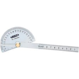 Insize Stainless Steel Economic Type Protractor 0-180° 4780-85A