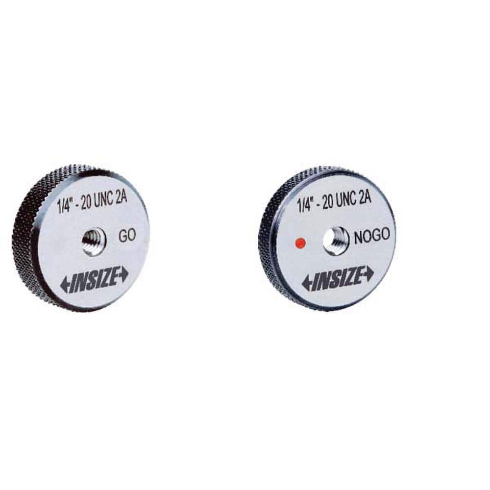Threaded Ring Gage: 1/4-28 Thread, Class 2A, Go MPN:4121-1B2