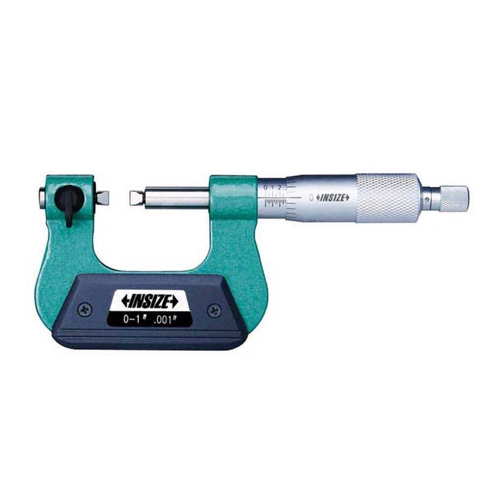 Screw Thread Micrometers; Operation Type: Mechanical; Graduation (Decimal Inch): 0.001; Thimble Type: Ratchet Stop; Includes Anvils: No; Calibrated: Yes; Traceability Certification Included: None; Rotating Spindle: No; Features: MPN:3281-7