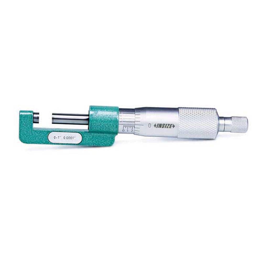 Hub Micrometers; Operation Type: Mechanical ; Spindle Type: Flat ; Thimble Type: Ratchet Stop ; Calibrated: Yes ; Digital Counter: No ; Rotating Spindle: Yes MPN:3292-1