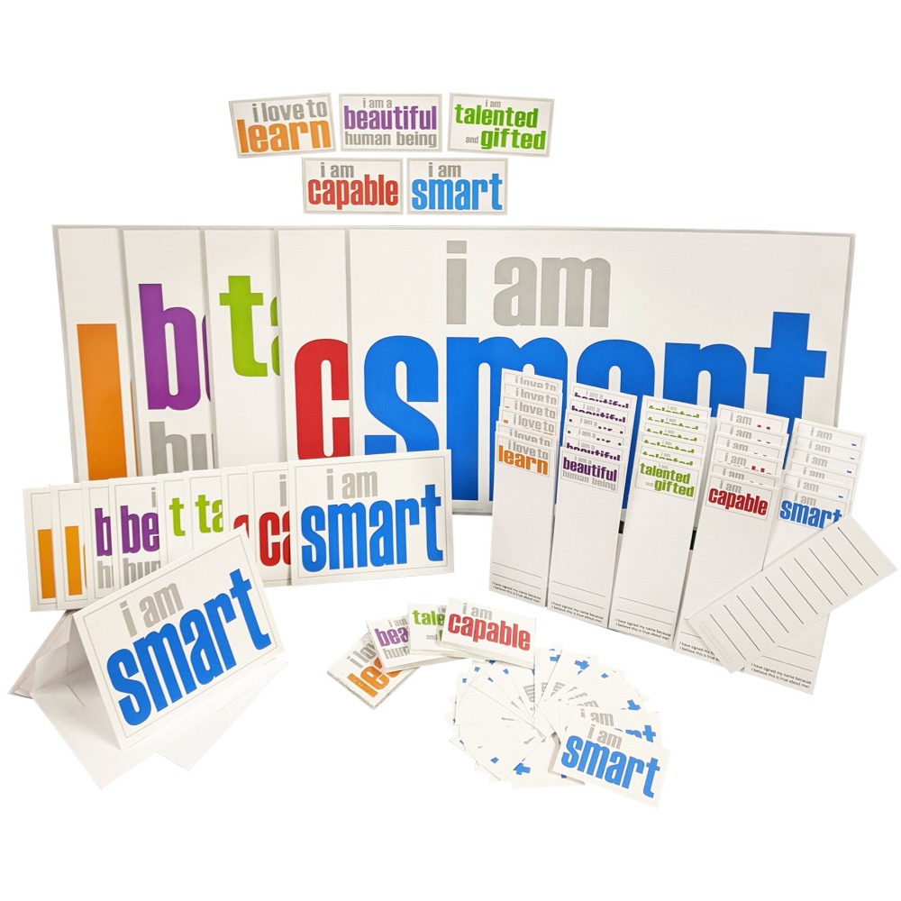 Inspired Minds Self-Esteem Ultra Booster Set, Posters, Magnets, Notes, Page Keepers, Note Cards, 150 Pieces MPN:ISM52351UBS
