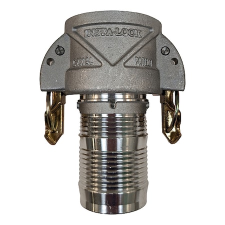Coupler with Locking Arms, 4 x 4In, 250psi MPN:QCG-C400