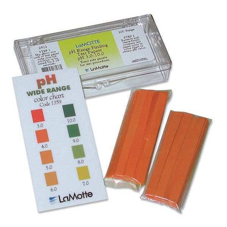 Test Strip, pH, Range 3 to 10, PK200 MPN:2912