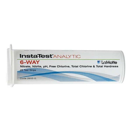 Test Strip, Drinking Water, 5in L., PK25 MPN:2933-G