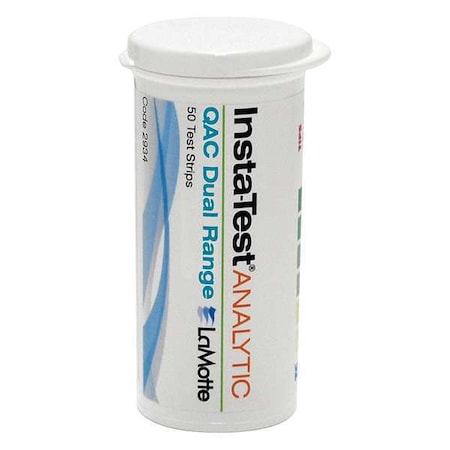 Test Strip, Dual Range, 3in L., PK50 MPN:2934