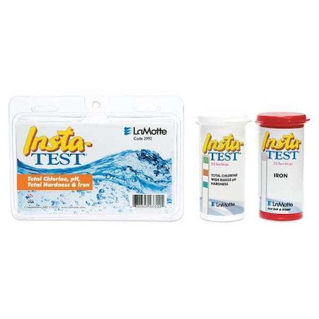 Test Strips, 4 in.L., Iron, Hardness, PK50 MPN:2992