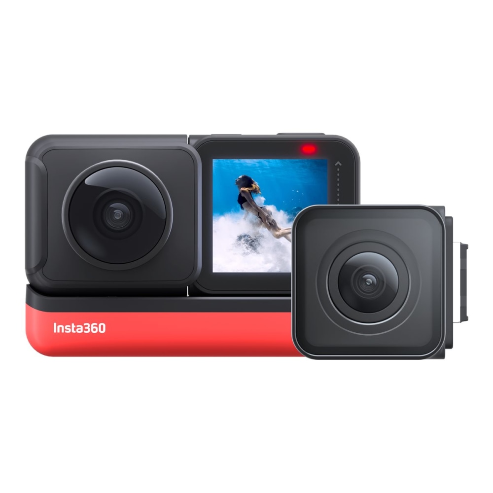 Insta360 ONE RS Twin Edition - 360 deg. action camera - 5.7K / 30 fps - Wi-Fi, Bluetooth - underwater up to 16ft MPN:CINRSGP/A