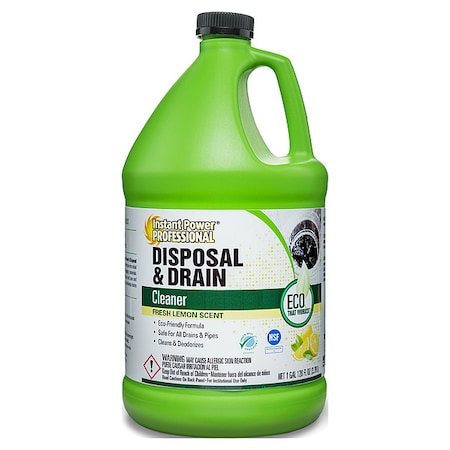 Disposal and Drain Cleaner, 1 gal., Lemon MPN:8816