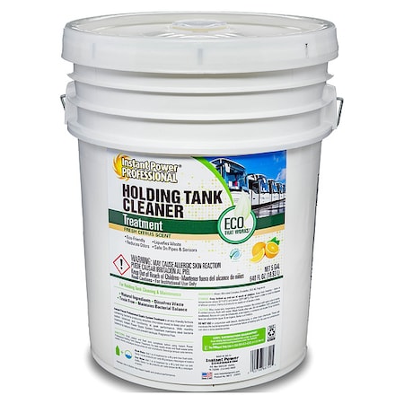 Holding Tank Cleaner And Treatment, 5 Gal Pail, Liquid, Clear Orange MPN:8872