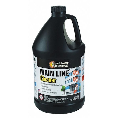 Main Line Cleaner, 1 gal., Odorless, PK4 MPN:8885