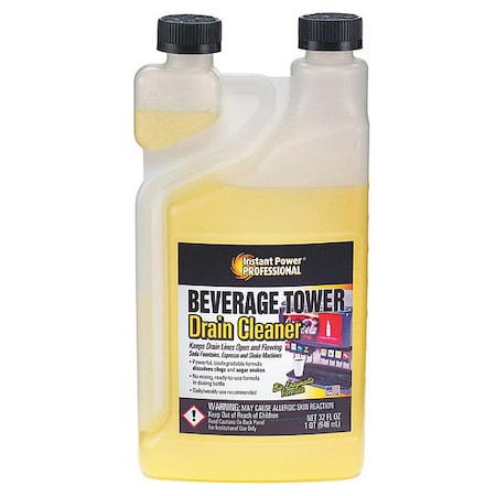 BevTowerDrainClnr, Ptn Meas Btl, 32 oz, Liq MPN:8821