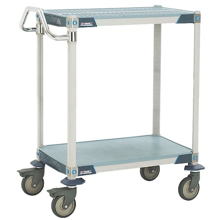 Laboratory Utility Cart, Steel, 2 Shelves, 30 in L, 18 in W, 39 in H MPN:GRMXUC1830-25