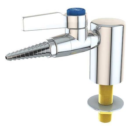 Ball Valve, Polished Chrome, 3/8