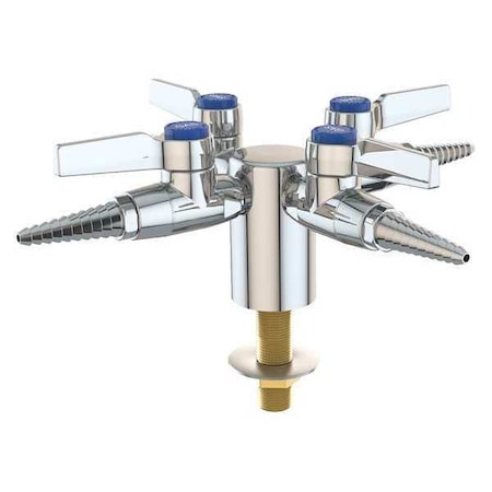 Ball Valve, Polished Chrome, 3/8
