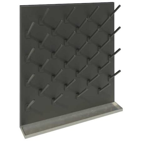 Pegboard, Wall Mounting, 46 Number of Pegs MPN:GRPB-PR3030