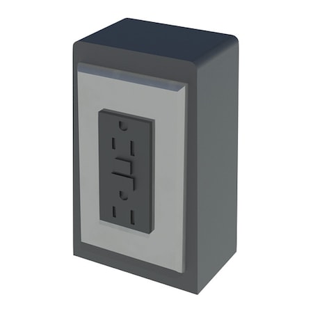 Electrical Pedestal, Cast Aluminum MPN:GRE433WS-GFI