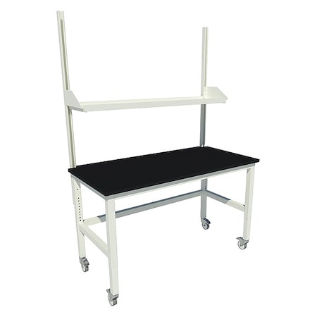 Patriot Work Bench, Steel, Steel Frame, Petal White MPN:GRPT4830-UC-2
