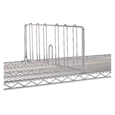 Wire Shelf Dividers, 24inx8inx1in, StnlStl MPN:GRJDD24C