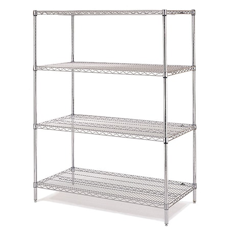 Metal Shelving, Cap:500 lb, 18inx74inx48in MPN:GRSS1848