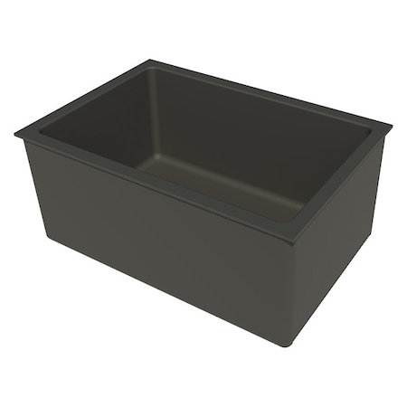 15 in W x 25 in L x 4 13/16 in H, ADA Epoxy Drop-In Sink MPN:GRA-55