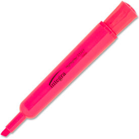 Integra™ Desk Highlighter Chisel Tip Fluorescent Pink Ink 12/Pack 33321