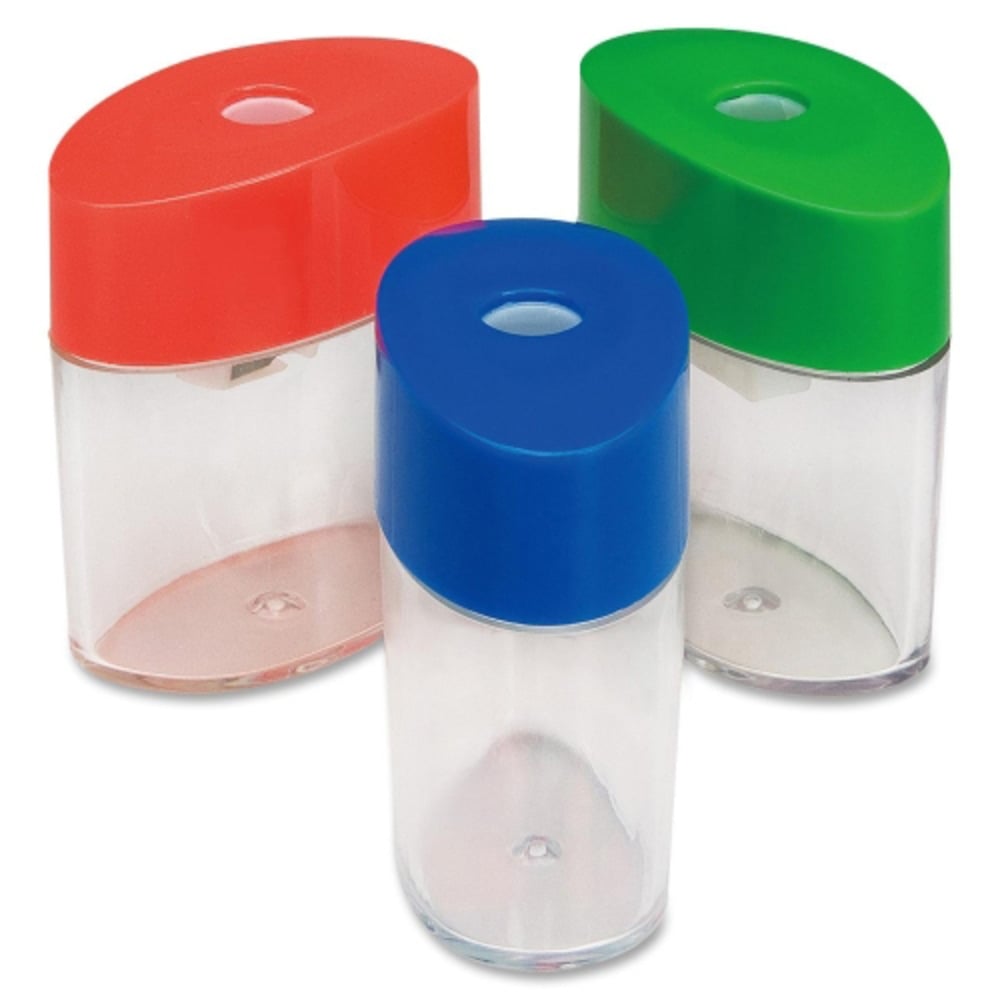 Integra Plastic Sharpener, 2 1/8inH, Assorted Colors MPN:42850