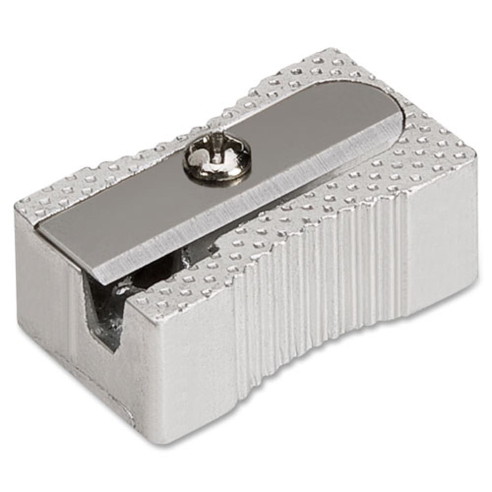 Integra Aluminum Pocket Pencil Sharpener - 1 Hole(s) - Aluminum - Silver - 1 Each MPN:42852