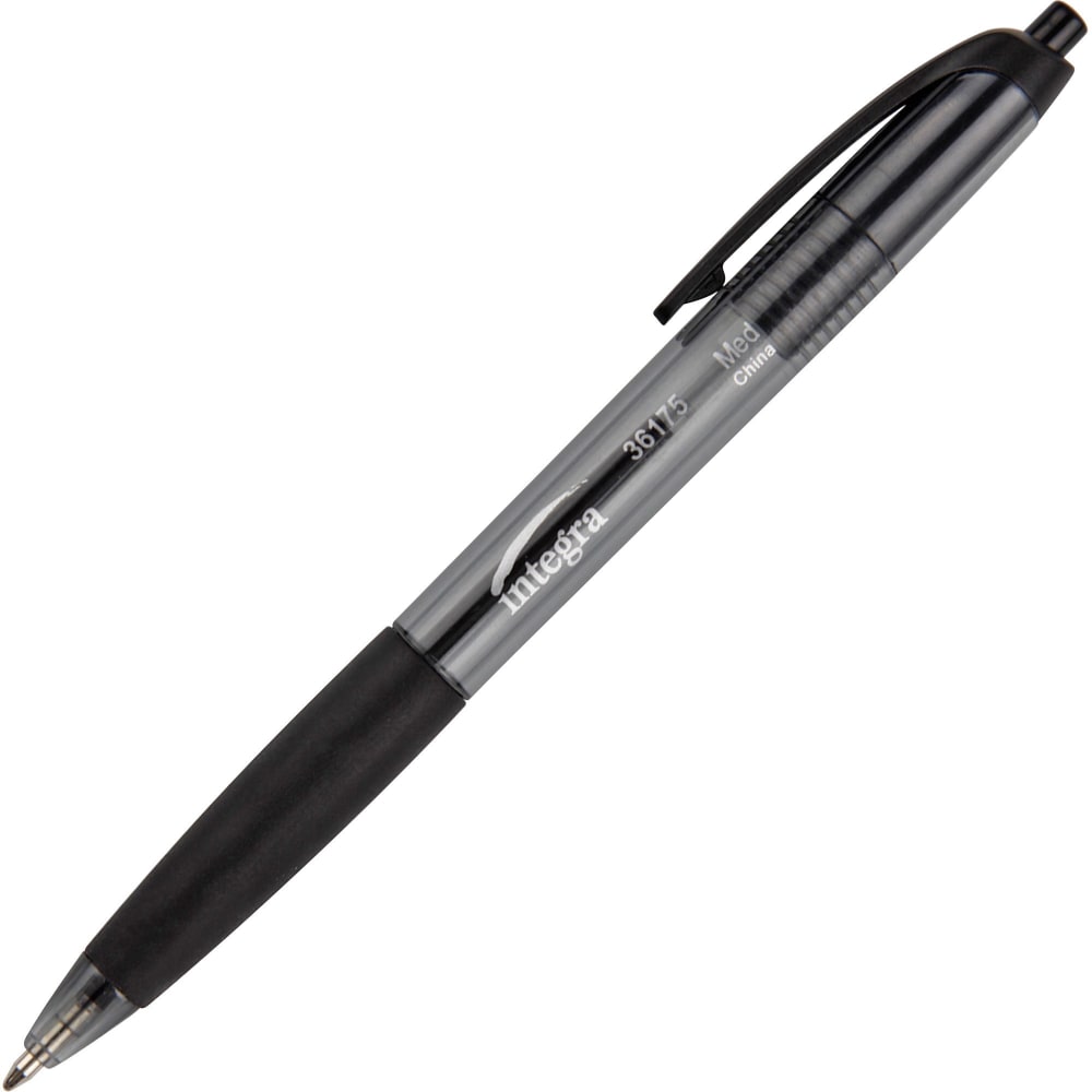 Integra Rubber Grip Retractable Pens MPN:36175