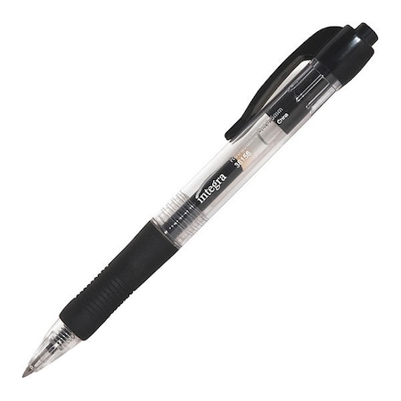 Retractable 0.5Mm Gel Pens, Black, PK12 MPN:ITA36156