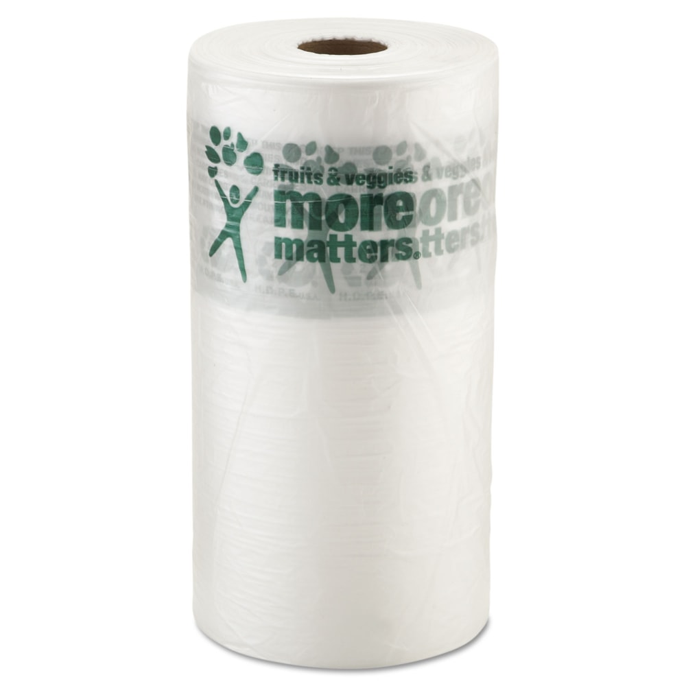 Interplast Group Produce Bags, 10in x 15in, Clear, 1, 400 Bags Per Roll, Case Of 4 Rolls MPN:PHMORE15NS